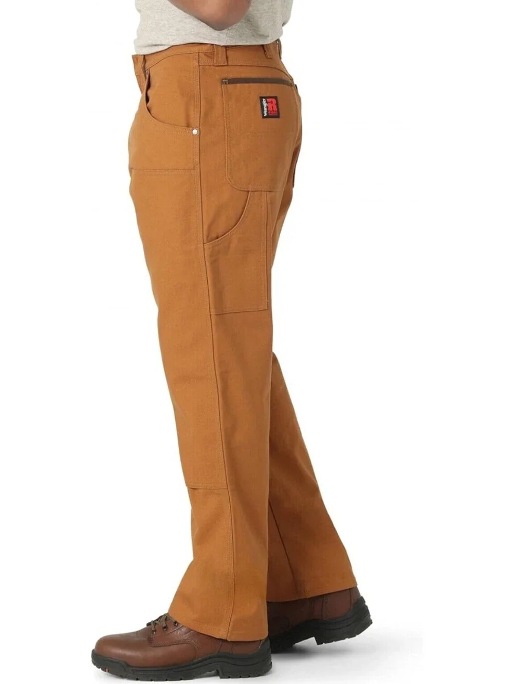 Wrangler Riggs Workwear Men's Relaxed Fit Utility Pant Size 46x34 Rubber (Rust)